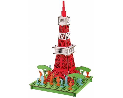 Pusu Pusu Tokyo Tower Paper Craft Model