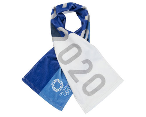 Tokyo 2020 Olympics Look of the Games Scarf-Towel Blue