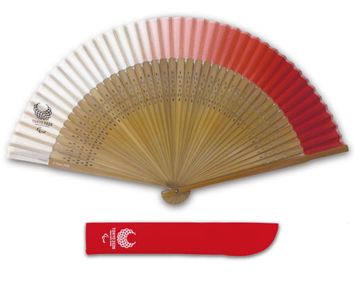 Tokyo 2020 Paralympics Short Silk Folding Fan