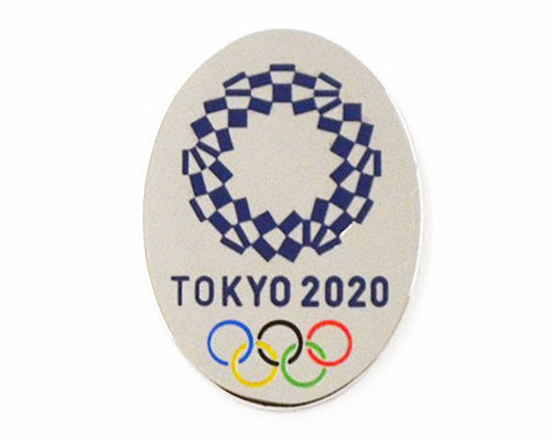 Tokyo 2020 Olympics Official Silver Pin