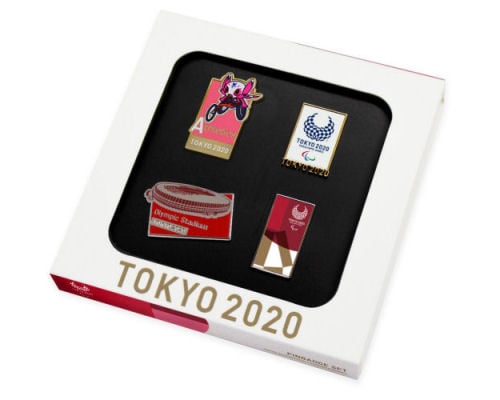Tokyo 2020 Paralympics Stadium Pins Set