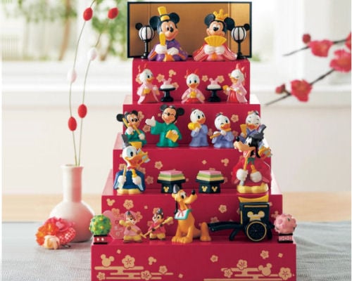 Classic Disney Characters Hinamatsuri Dolls Set