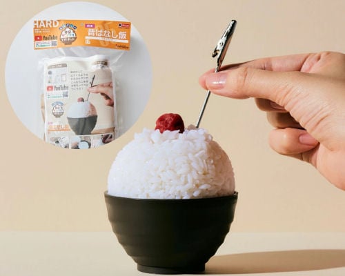 Bowl of Rice Food Sample Memo Holder Kit