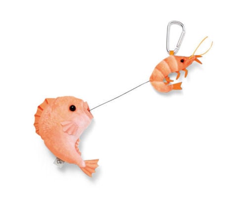 Shrimp and Bream Keychain