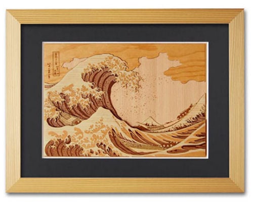 The Great Wave Off Kanagawa Wooden Collage Art Kit