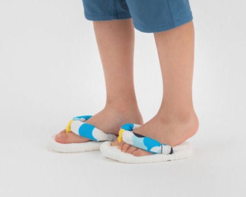 Children's Indoor Flip-Flops White