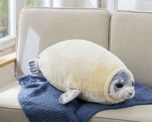 Mochimochi-chan Seal Fluffy Cushion