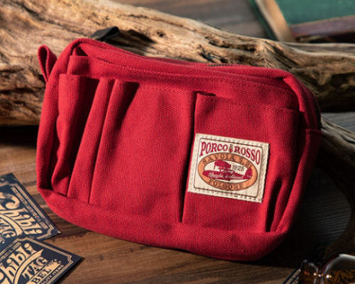Porco Rosso Red Pouch