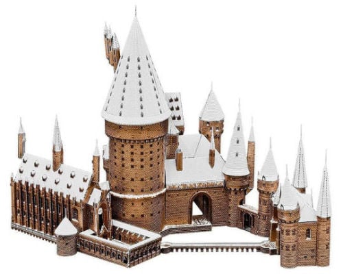 Metallic Nano Puzzle Hogwarts in the Snow