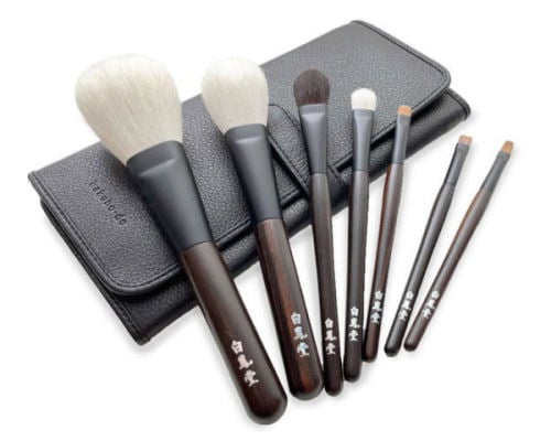 Hakuhodo Kokutan Makeup Brushes (Set of 7)