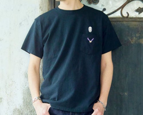 Spirited Away No-Face Embroidered T-shirt