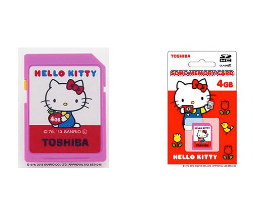 Toshiba Hello Kitty SDHC Memory Card