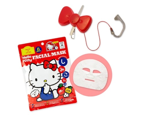 Hello Kitty Face Mask Facial Massager Set