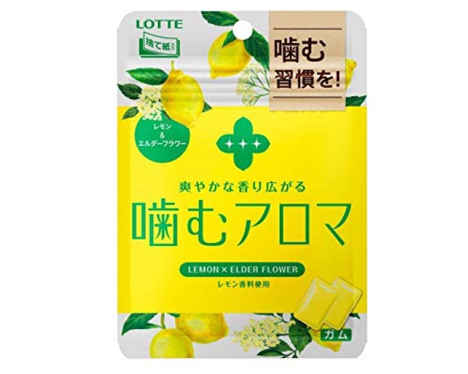 Lotte Lemon & Elderflower Gum (Pack of 6)