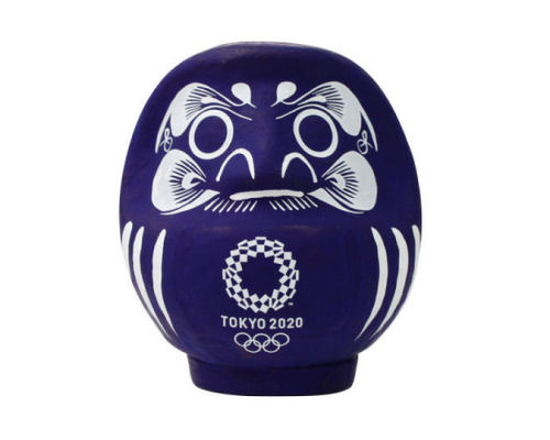 Tokyo 2020 Olympics Gunma Dark Blue Daruma Doll