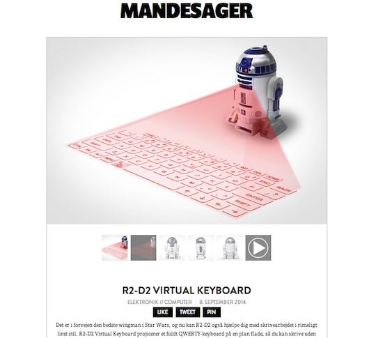 mandesager r2 d2 keyboard