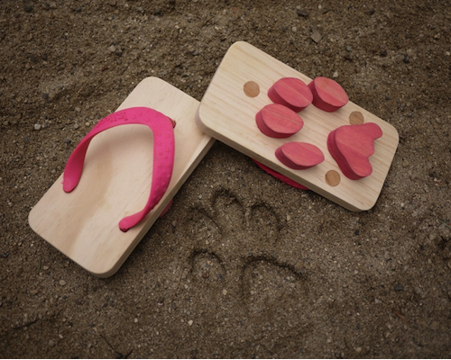 Ashiato Animal Footprint Kids Sandals