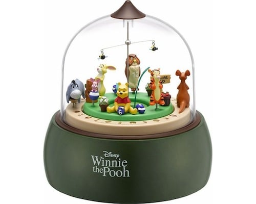 Winnie the Pooh Musical Diorama Clock from Japan