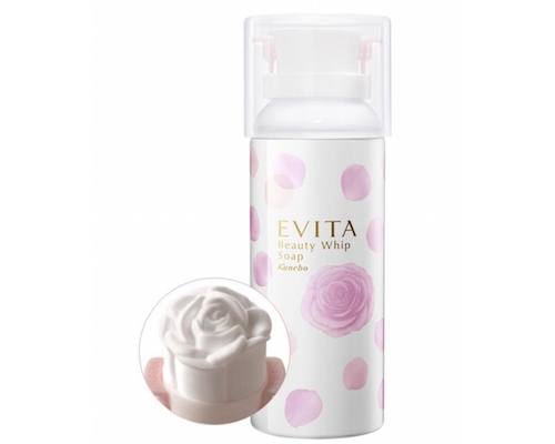 Kanebo Evita Rose Cleanser Beauty Whip Soap