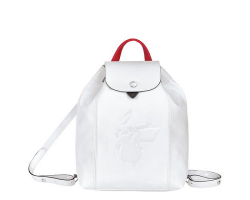 Longchamp Pokemon Backpack White
