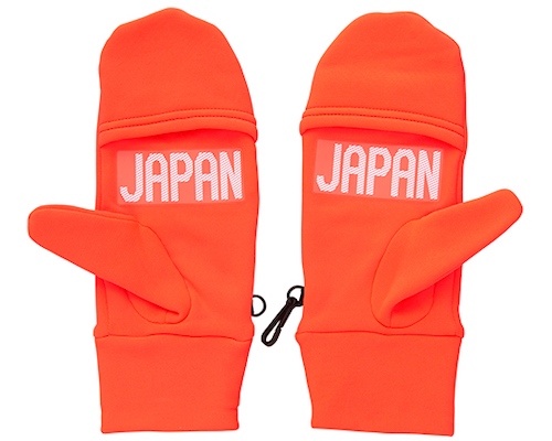 Japanese Olympic Committee Asics Fleece Mittens