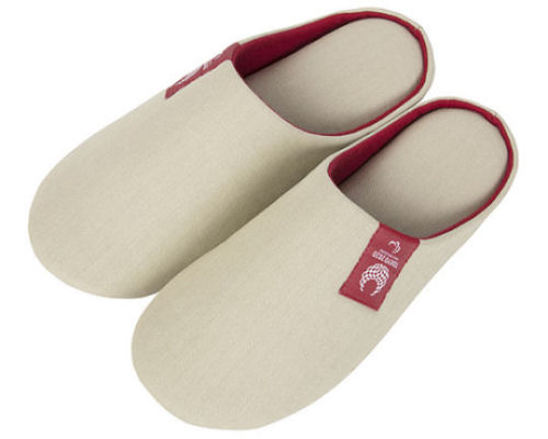 Tokyo 2020 Paralympics Ivory-Red Slippers