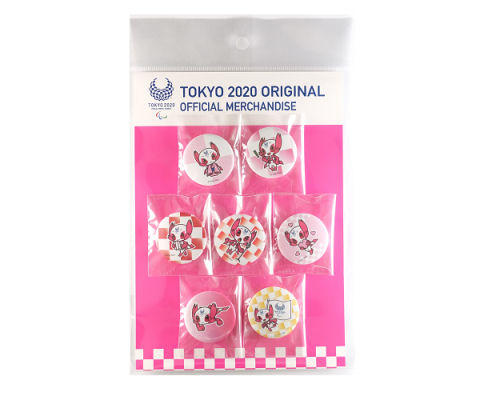 Tokyo 2020 Paralympics Someity Pin Button Set