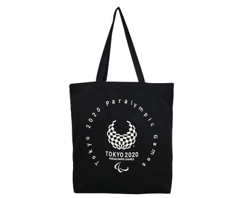 Tokyo 2020 Paralympics Black Tote Bag