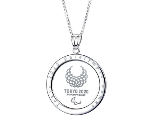Tokyo 2020 Paralympics Silver Pendant