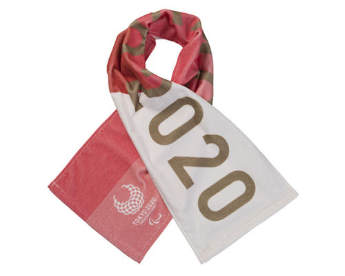 Tokyo 2020 Paralympics Look of the Games Scarf-Towel Pink