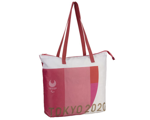 Tokyo 2020 Paralympics Travel Tote Bag Pink