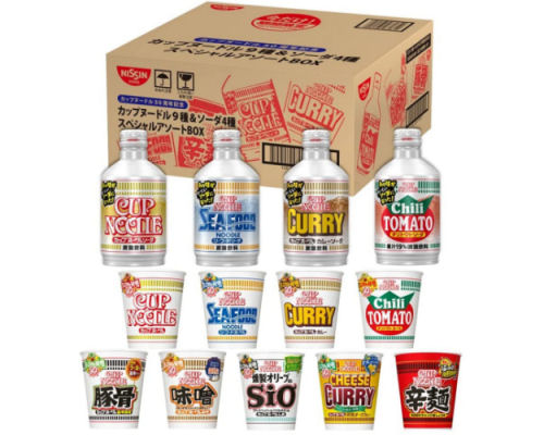 Nissin 50th Anniversary Cup Noodle Soda Pack
