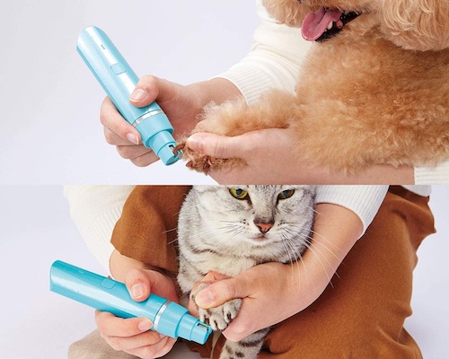 Self-Trimmer Cordless Fur Clipper Nail Buffer for Pets