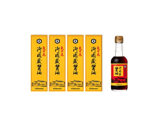 Kikkoman Traditional Goyokura Soy Sauce (4 Bottles)