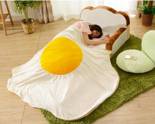 Bread Sofa Bed and Egg Blanket