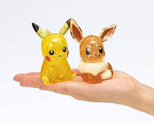 Pikachu and Eevee Crystal Puzzles