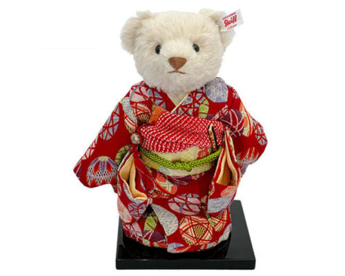 Steiff Red Kimono Teddy Bear