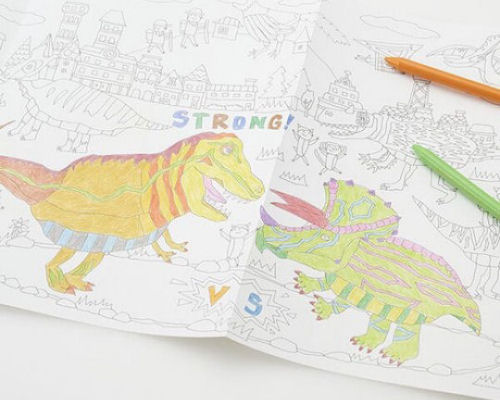 Nurie Dinosaur Coloring Book