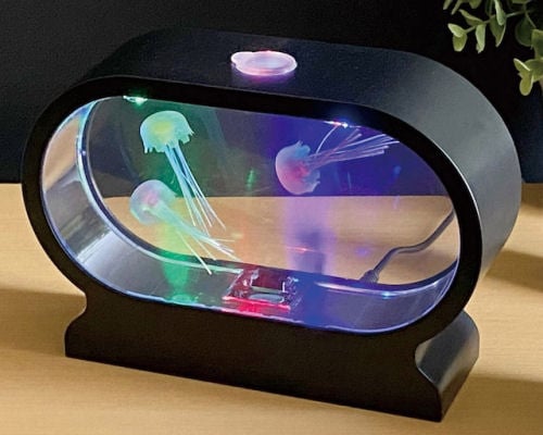 Mini LED Jellyfish Aquarium Desktop Lamp