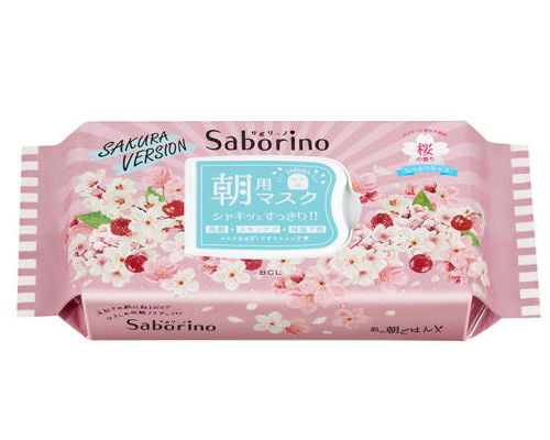 Saborino Mezama Sheet Face Pack (Sakura)
