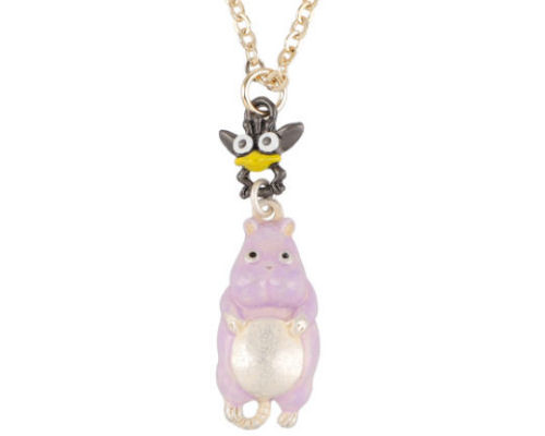 Spirited Away Boh Baby Mouse and Yu-Bird Necklace