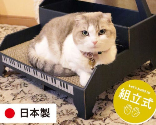 DIY Grand Piano for Cats