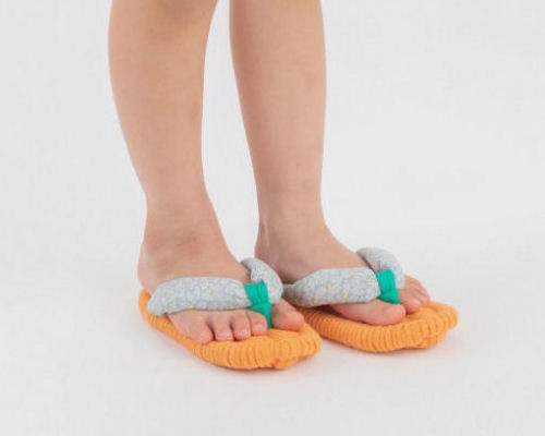 Children's Indoor Flip-Flops Orange