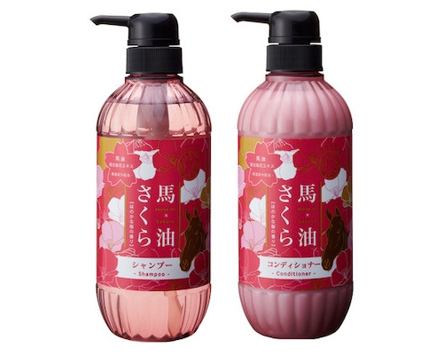 Phoenix Horse Oil Sakura Shampoo and Conditioner