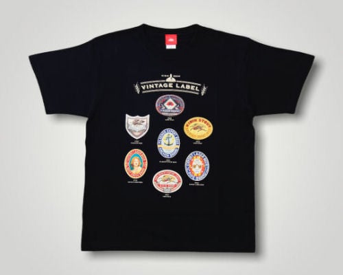 Kirin Vintage Beer Labels T-shirt