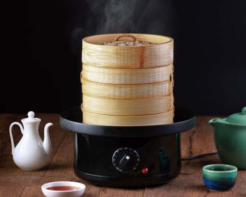 Lithon Electric Bamboo Steamer