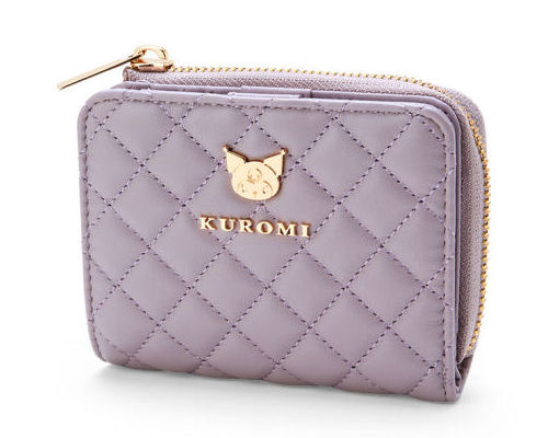 Kuromi Quilted Folding Wallet-Purse
