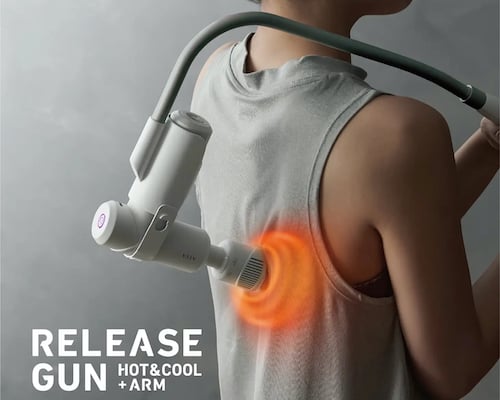 Release Gun Hot & Cool Massage with Extension Arm
