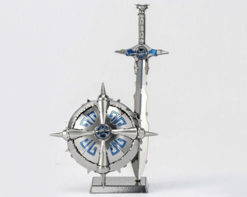 Metallic Nano Puzzle Dragon Quest Sword and Shield