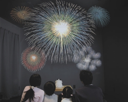 Uchiage Hanabi Feuerwerk Projektor
